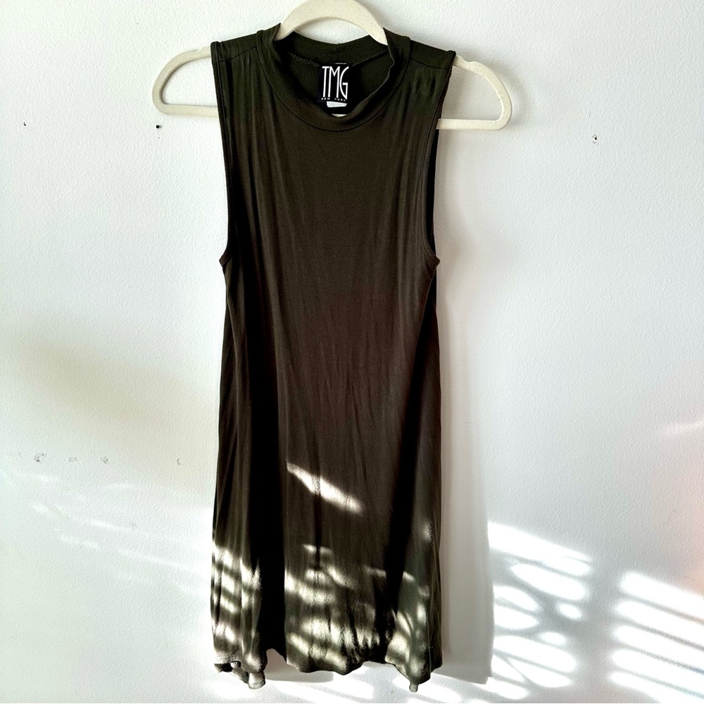 Women's army green dress